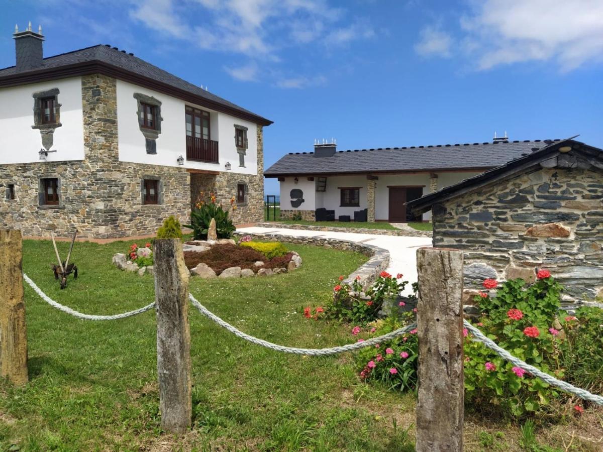 La Casa Vieja De Caneo - Apartamentos Rurales 3 Llaves Luarca Buitenkant foto